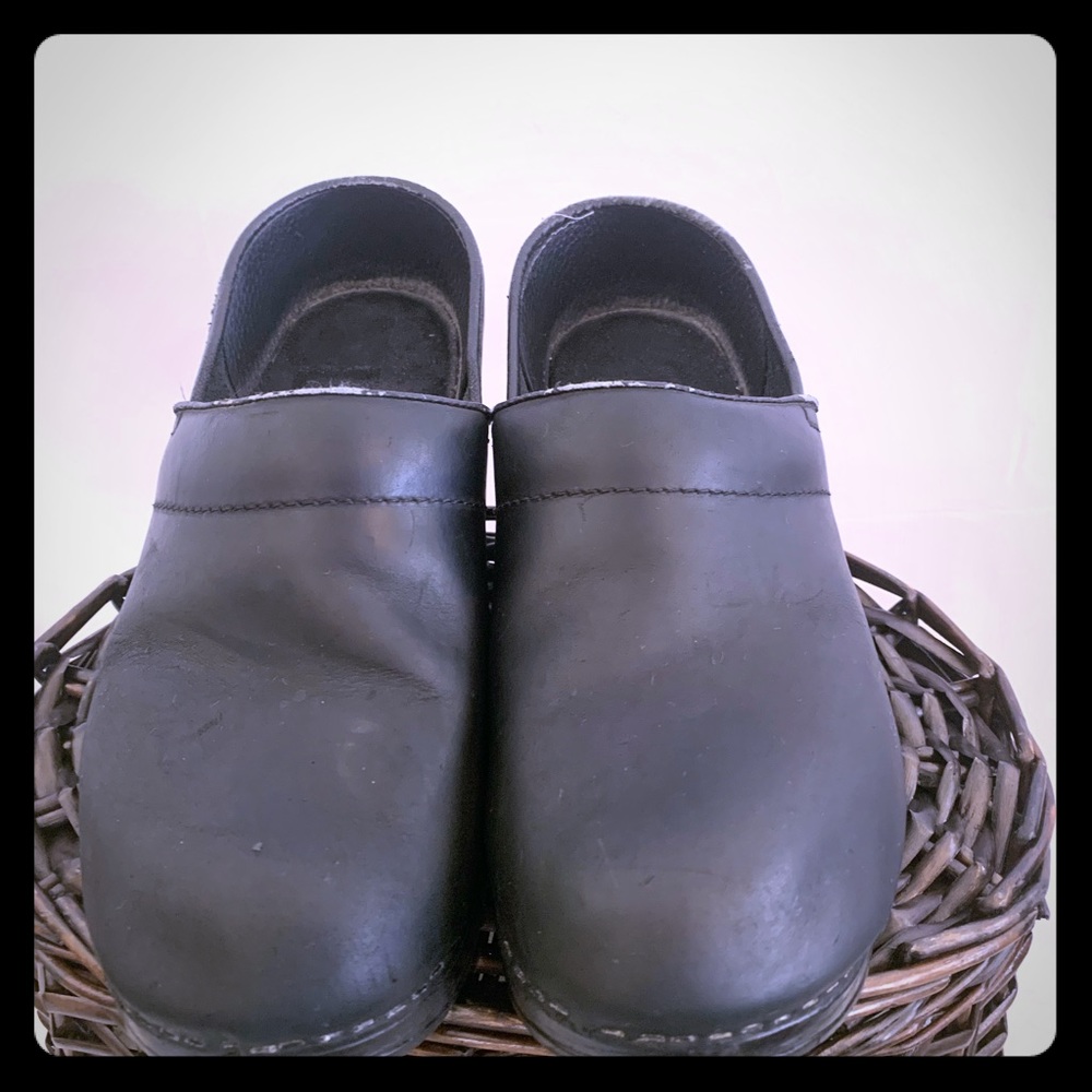 Clogs brand black shoes women size 10